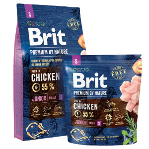 BRIT PREMIUM BY NATURE JUNIOR S sausā barība kucēniem Vista 8kg